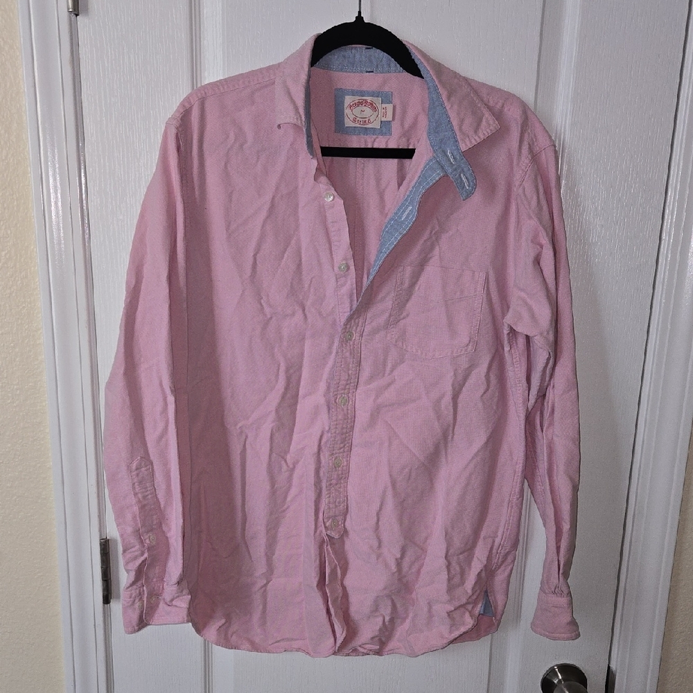 Brooks Brothers Pink Long-Sleeve Button-Down Shirt